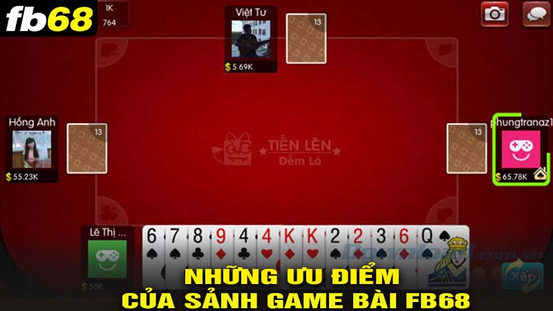 Những ưu điểm của game bài fb68